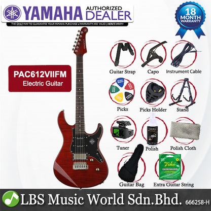 Yamaha PAC612VIIFM Pacifica Electric Guitar With HSS Pickup - Root Beer (PAC612 VIIFM)