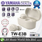 Yamaha TW-E3B True Wireless Earbuds with Charging Case, Mic and IPX5 Waterproof (TWE3B TW E3B)