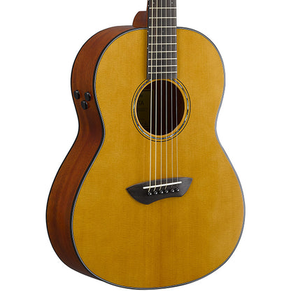 Yamaha CSF-TA TransAcoustic Parlor Guitars Solid Spruce Top with Hard Bag (CSFTA CSF TAB)