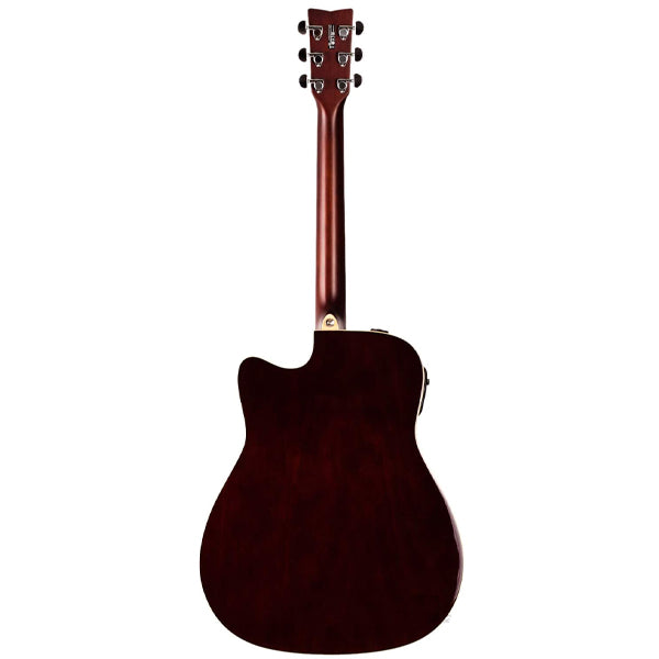 Yamaha FX370C Dreadnought Acoustic Electric Guitar With Rosewood Fingerboard - Tobacco Sunburst (FX370 C)