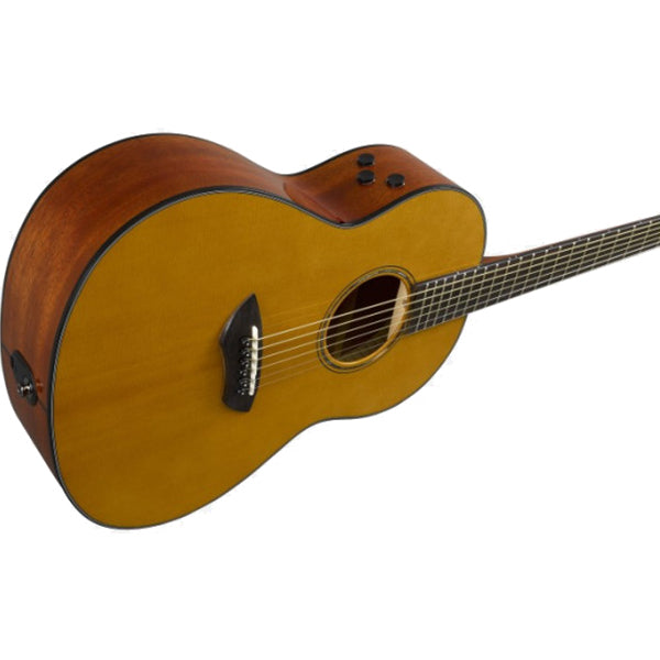 Yamaha CSF-TA TransAcoustic Parlor Guitars Solid Spruce Top with Hard Bag (CSFTA CSF TAB)