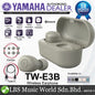 Yamaha TW-E3B True Wireless Earbuds with Charging Case, Mic and IPX5 Waterproof (TWE3B TW E3B)