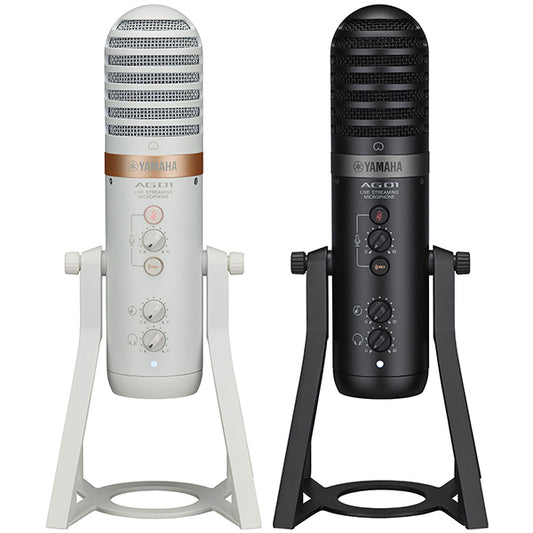 Yamaha AG01 Livestreaming USB Cardioid Condenser Microphone with Onboard DSP and Mic Stand (AG 01)