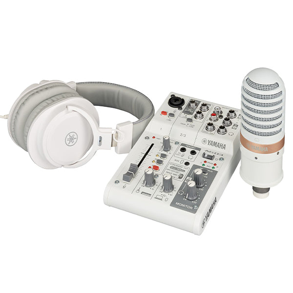 Yamaha AG03MK2 3 Channel Mixer and USB Audio Interface Mac PC Ipad with Built In DSP (AG03 MK2)