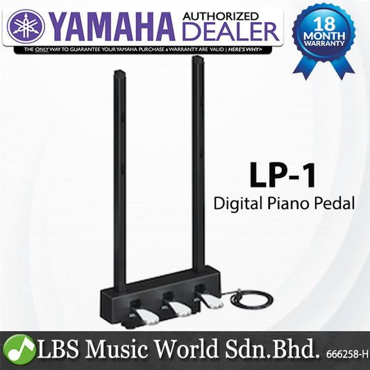 Yamaha LP-1 3 Piano Style Sustain Pedal Unit for P-125, P-121 or P-515 with Half Damper Effect (LP1 LP 1)