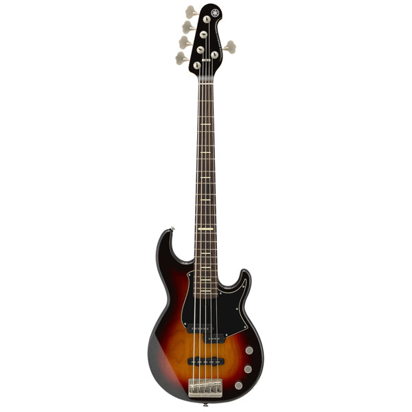 Yamaha BBP35 5 String Electric Bass Guitar With Hardcase - Vintage Sunburst