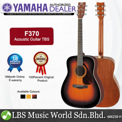 Yamaha F370 Dreadnought Acoustic Guitar With Rosewood Fingerboard (F 370)
