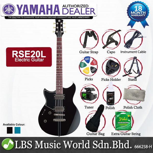 Yamaha Revstar Standard Element RSE20L Left Handed Chambered Mahogany Body Electric Guitar (RSE20 L)