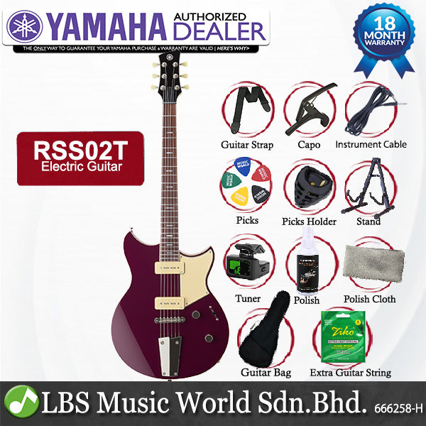 Yamaha Revstar Standard RSS02T Maple Top Rosewood Fingerboard Electric Guitar with Gig Bag (RSS02 T)