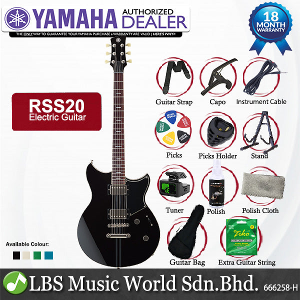 Yamaha Revstar Standard RSS20 Maple Top Rosewood Fingerboard Electric Guitar with Gig Bag (RSS 20)