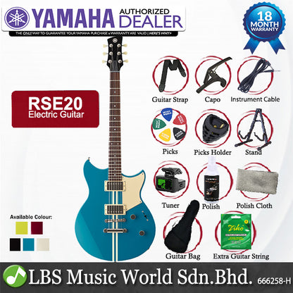 Yamaha Revstar Element RSE20 Chambered Mahogany Body Rosewood Fingerboard Electric Guitar (RSE 20)