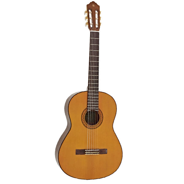 Yamaha C70 Full Size Nylon String Classical Guitar Basic Package with Bag, Foot Stool, Tuner and Picks (C 70)