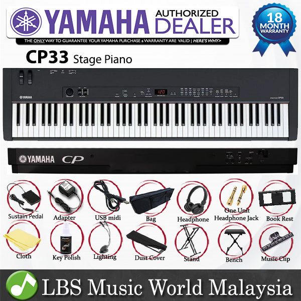 Yamaha CP33 88 Keys Stage Digital Piano with Graded Hammer Effect