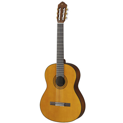 Yamaha C70 Full Size Nylon String Classical Guitar Basic Package with Bag, Foot Stool, Tuner and Picks (C 70)