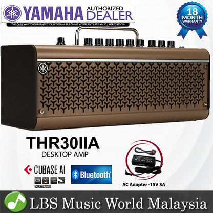 Yamaha THR30IIA 30 Watt Modelling Combo Speaker Amp Wireless Acoustic Guitar Amplifier (THR30II A)