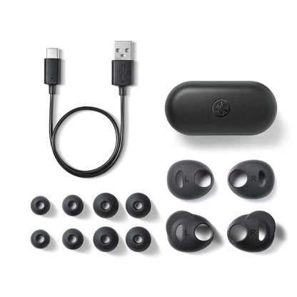 Yamaha TW-E3A True Wireless Earbuds Earphones with Charging Case and IPX5 Waterproof (TWE3A)