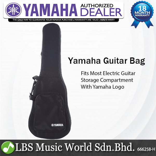 Yamaha Electric Guitar Gig Bag with Yamaha Logo and Storage Compartment Lightweight Soft Case