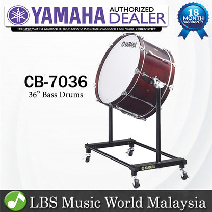 Yamaha CB-7036 Intermediate Concert Bass Drums (CB 7036 CB7036)