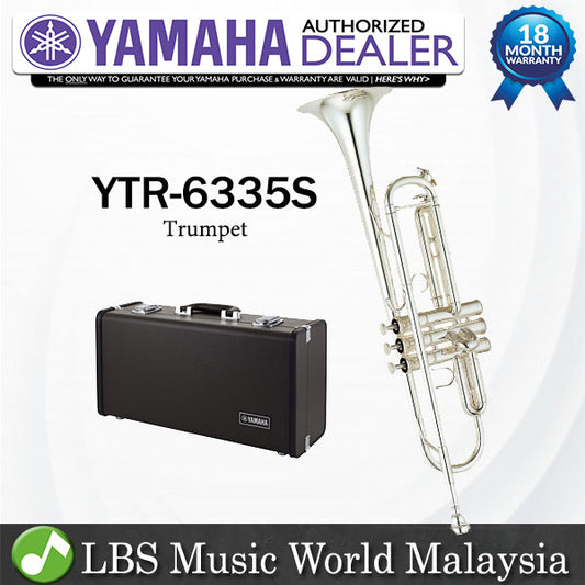 Yamaha YTR-6335S Series Bb Trumpet Silver (YTR6335S YTR 6335S)