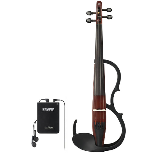 Yamaha YSV104 4/4 Spruce Silent Series Electric Violin - Brown (YSV 104)
