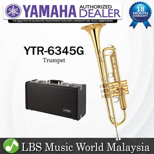Yamaha YTR-6345G Professional Bb Trumpet (YTR6345G YTR 6345G)