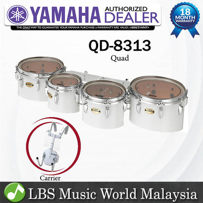 Yamaha QD-8313 Quad Flagship Tom Maple Shell with Carrier (QD8313 QD 8313)