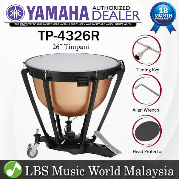 Yamaha TP-4326R 26 Inch Series Standard Timpani (TP 4326R TP4326R)