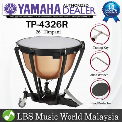 Yamaha TP-4326R 26 Inch Series Standard Timpani (TP 4326R TP4326R)