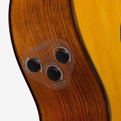 Yamaha CG-TA TransAcoustic Nylon String Acoustic Electric Classical Guitar Engelmann Spruce Top Natural Gloss