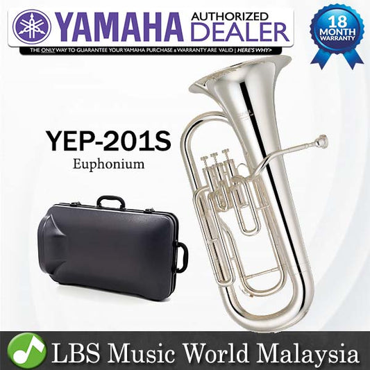 Yamaha YEP-201S Series 3 Valve Standard Euphonium Silver (YEP201S YEP 201S)
