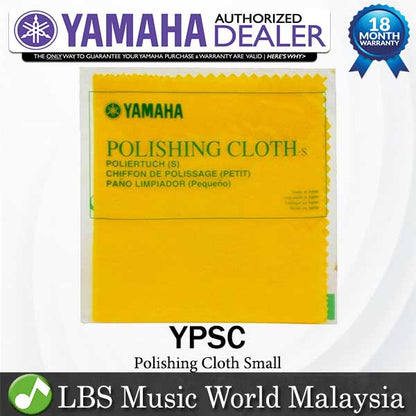 Yamaha Polishing Cloth for Brand and Woodwind Exterior Polish (YPSC YPCL)