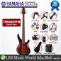 Yamaha TRBX605FM 5 String Electric Active Bass Guitar Flamed Maple Top Dark Red Burst (TRBX605 FM)
