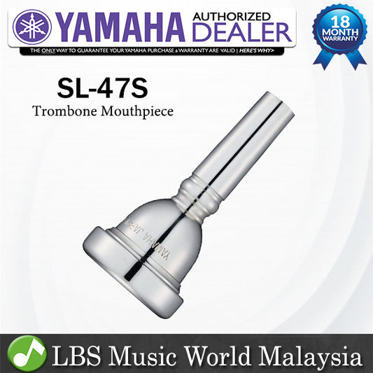 Yamaha SL-47S Standard Series Small Shank Trombone Mouthpiece (SL47S SL 47 S)