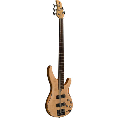 Yamaha TRBX605FM 5 String Electric Active Bass Guitar Flamed Maple Top Natural Satin (TRBX605 FM)