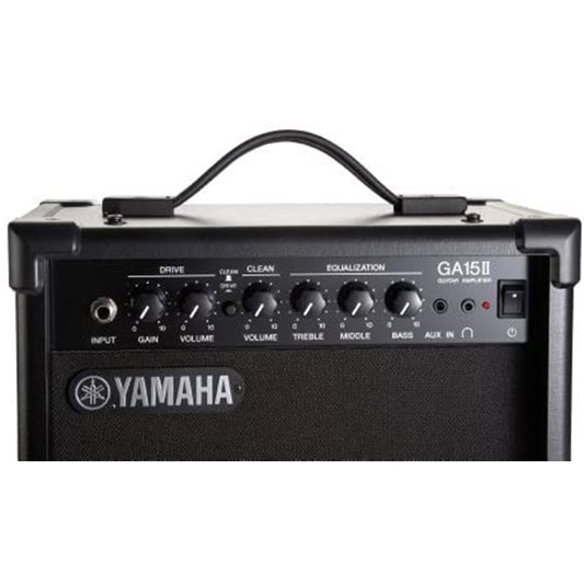 Yamaha GA15II 15 Watt Amp Twin Channel Electric Guitar Combo Speaker Amplifier (GA15 GA 15)
