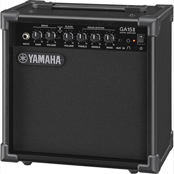 Yamaha GA15II 15 Watt Amp Twin Channel Electric Guitar Combo Speaker Amplifier (GA15 GA 15)