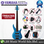 Yamaha TRBX305 5 String Electric Bass Guitar Mahogany Body with 2 Humbucking Pickup - Factory Blue (TRBX 305)