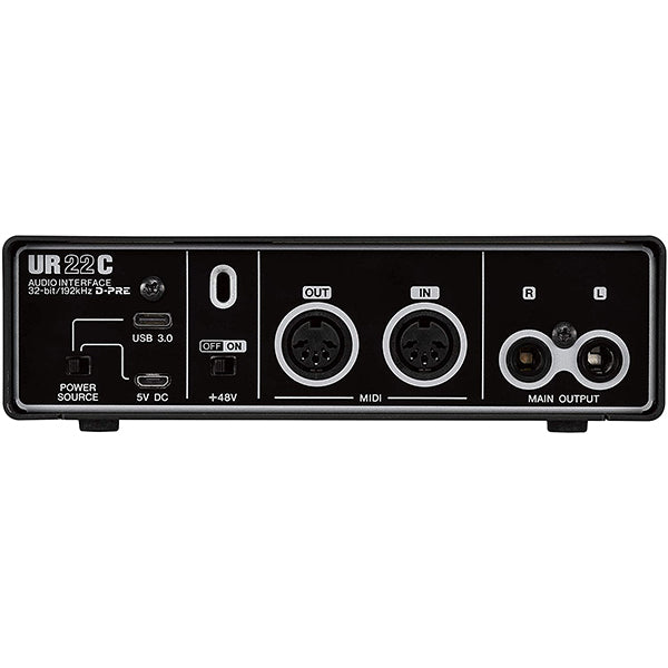 Yamaha Steinberg UR22C Recording Pack with USB C Audio Interface Condenser Microphone and Headphone  (UR22 C)