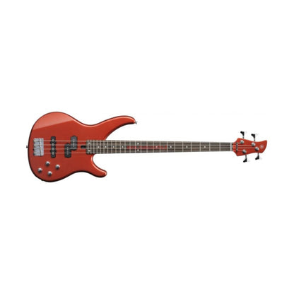 Yamaha TRBX204 4 String Basswood Electric Bass Guitar Bright Red Metallic (TRBX 204)