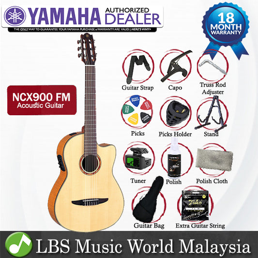 Yamaha NCX900FM 39'' CG Cutaway Solid Spruce Acoustic Electric Guitar With Pickup (NCX 900FM)