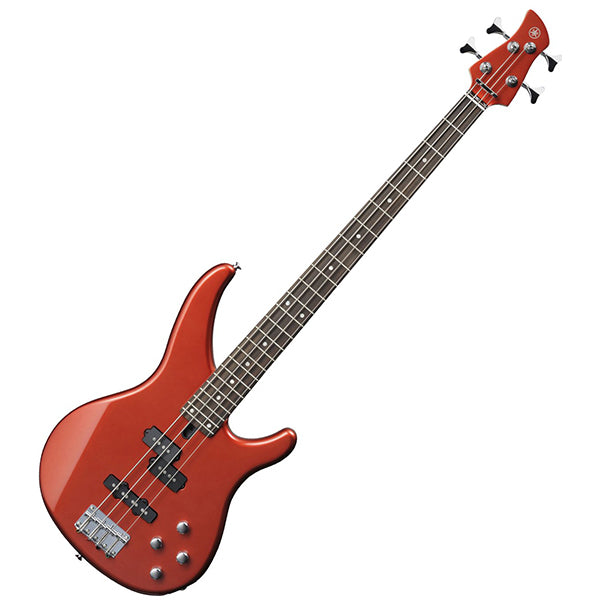 Yamaha TRBX204 4 String Basswood Electric Bass Guitar Bright Red Metallic (TRBX 204)