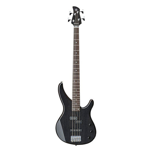 Yamaha TRBX174EW 4 String Flamed Mango Top SS Pickup Electric Bass Guitar Black (TRBX174 EW)