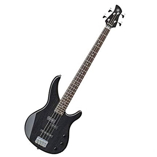 Yamaha TRBX174EW 4 String Flamed Mango Top SS Pickup Electric Bass Guitar Black (TRBX174 EW)