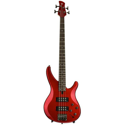 Yamaha TRBX304 4 String HH Pickup Mahogany Electric Bass Guitar - Candy Apple Red (TRBX 304)