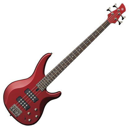 Yamaha TRBX304 4 String HH Pickup Mahogany Electric Bass Guitar - Candy Apple Red (TRBX 304)