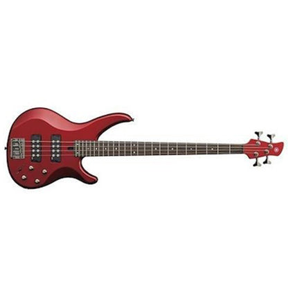 Yamaha TRBX304 4 String HH Pickup Mahogany Electric Bass Guitar - Candy Apple Red (TRBX 304)