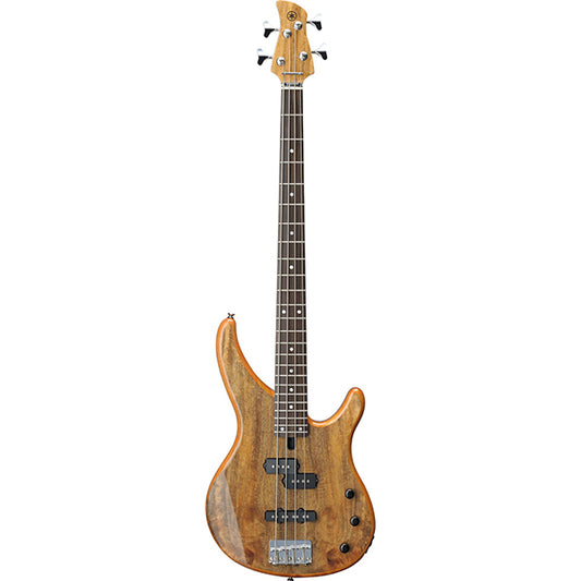 Yamaha TRBX174EW 4 String Flamed Mango Top SS Pickup Electric Bass Guitar Natural (TRBX174 EW)