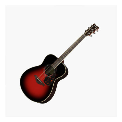 Yamaha FS830 40" Concert Solid Spruce Top Acoustic Guitar- Red Burst (FS 830)