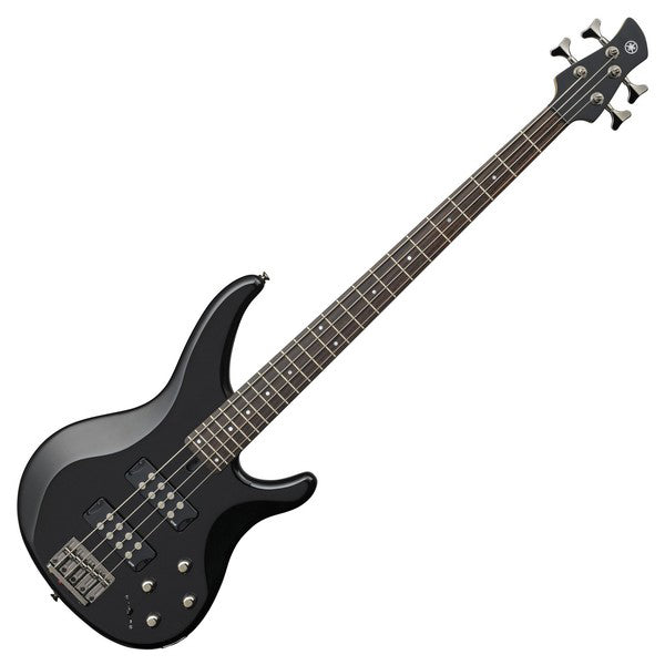 Yamaha TRBX304 4 String HH Pickup Mahogany Electric Bass Guitar - Black (TRBX 304)