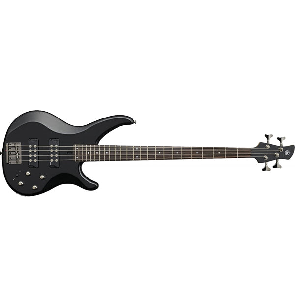 Yamaha TRBX304 4 String HH Pickup Mahogany Electric Bass Guitar - Black (TRBX 304)